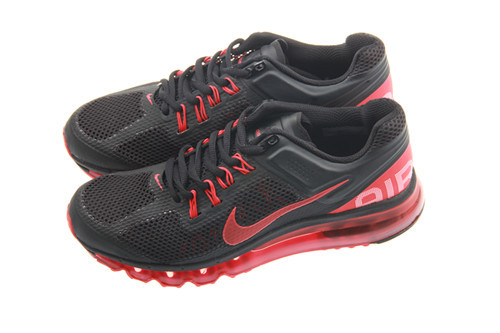 Nike Air Max 2013 Mens Shoes Black Red New (5)